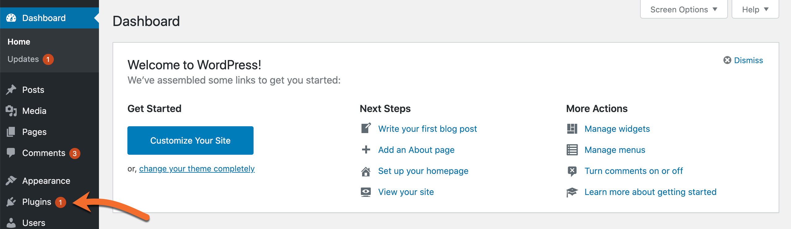 WordPress Dashboard Plugins