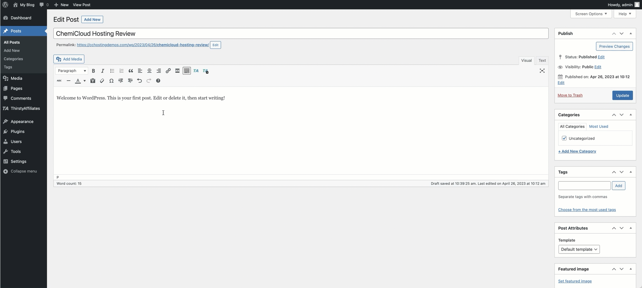 Insert Cloaked Affiliate Links In WordPress Content 1
