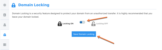 Domain Locking OnOff