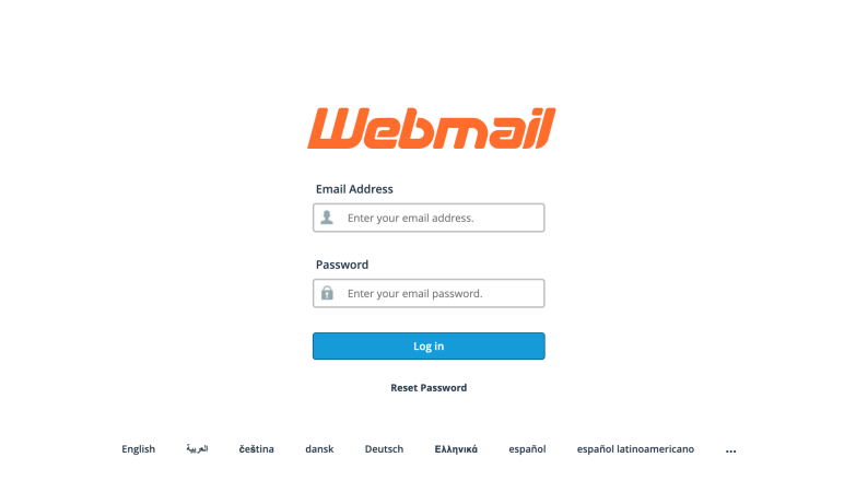 Webmail Login